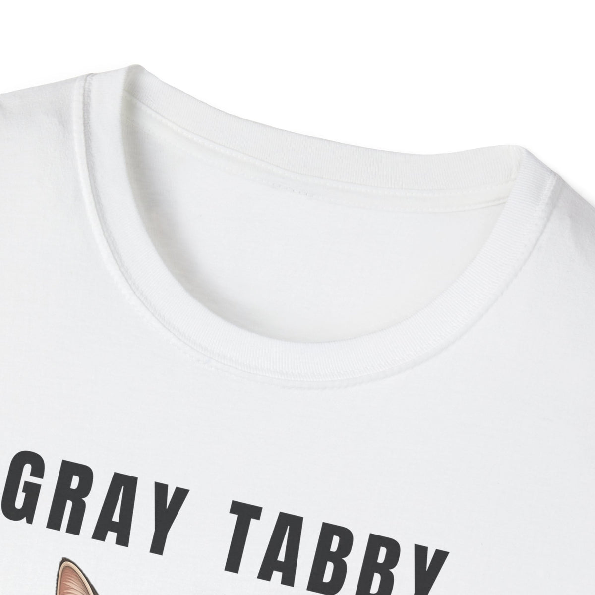 Gray Tabby Cat Mom Shirt