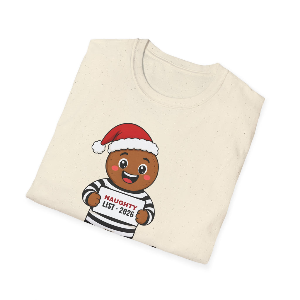 Naughty List Lockup Christmas Tee