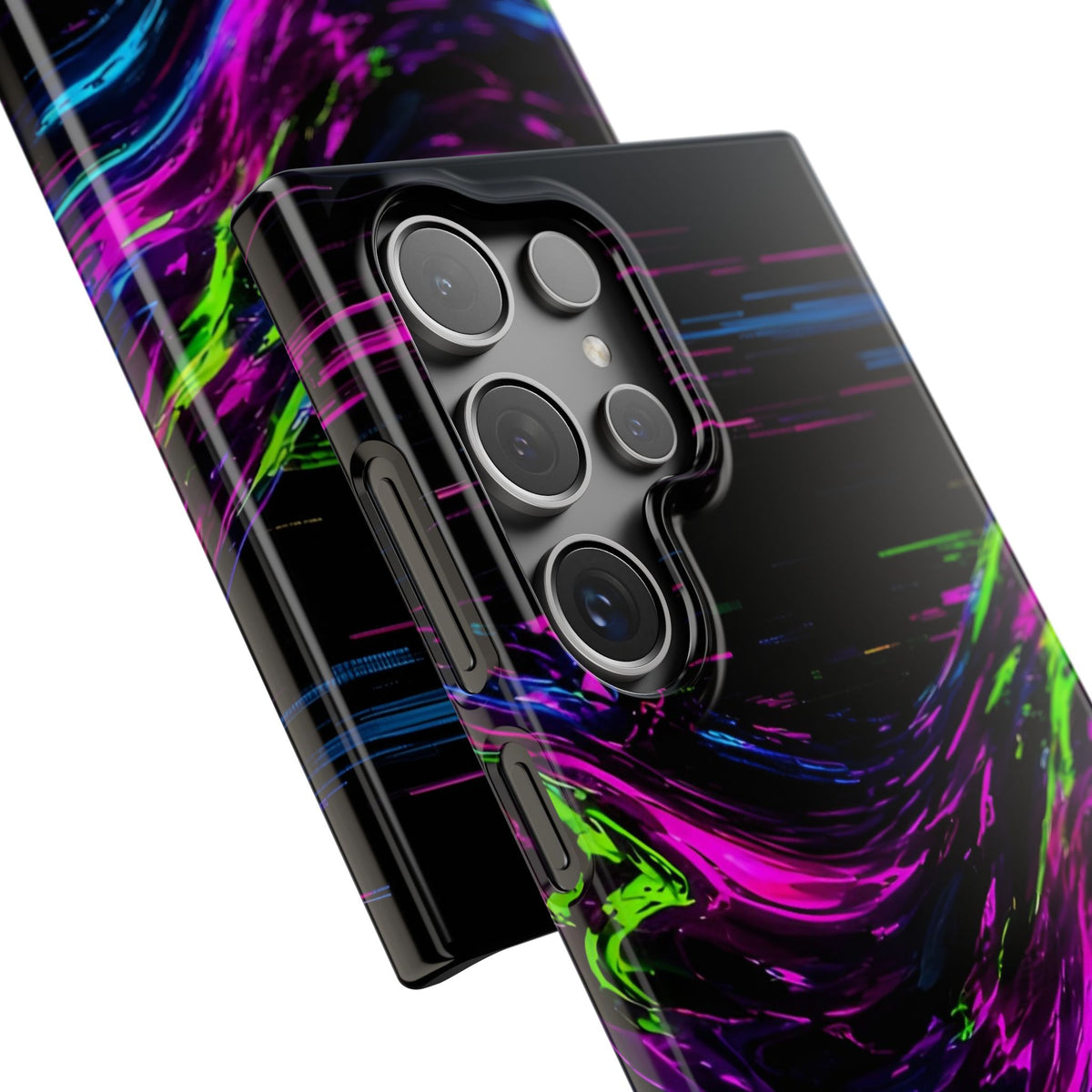 Glitch Wave Abstract Phone Case – unique art gift, photo 59