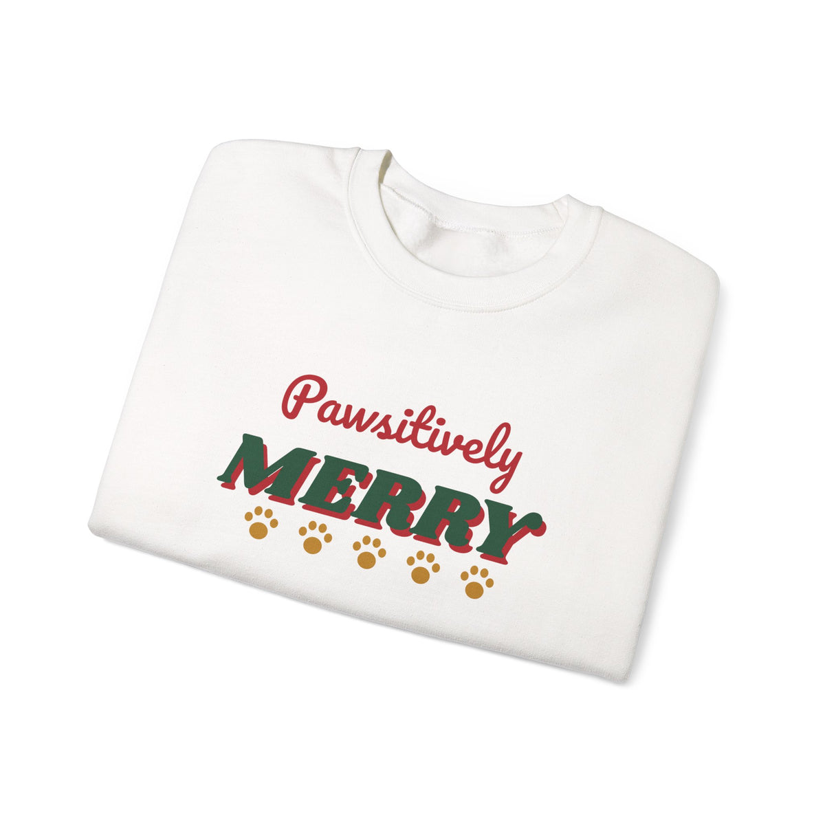 Pawsitively Merry Christmas Sweatshirt