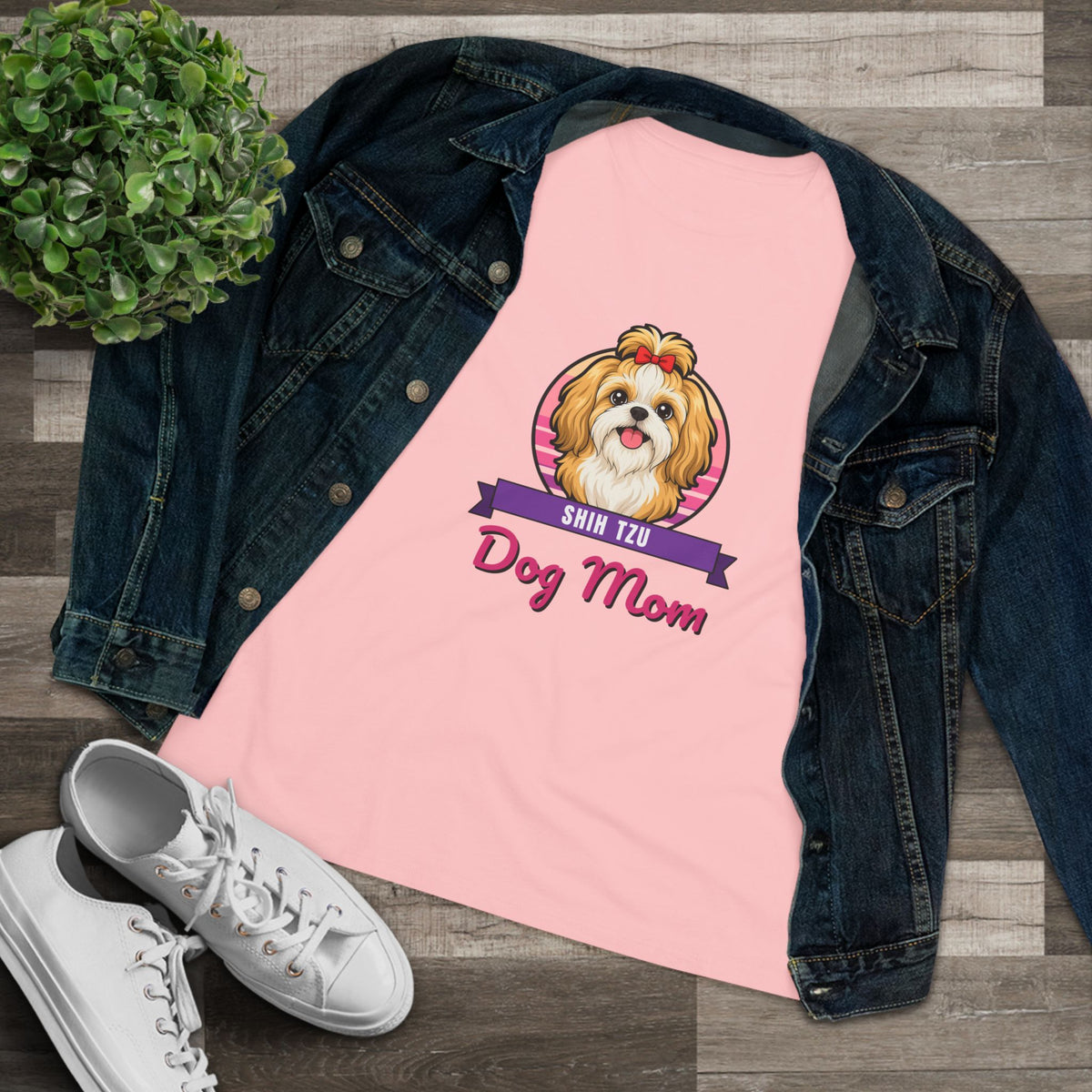 Shih Tzu Dog Mom Women's Tee