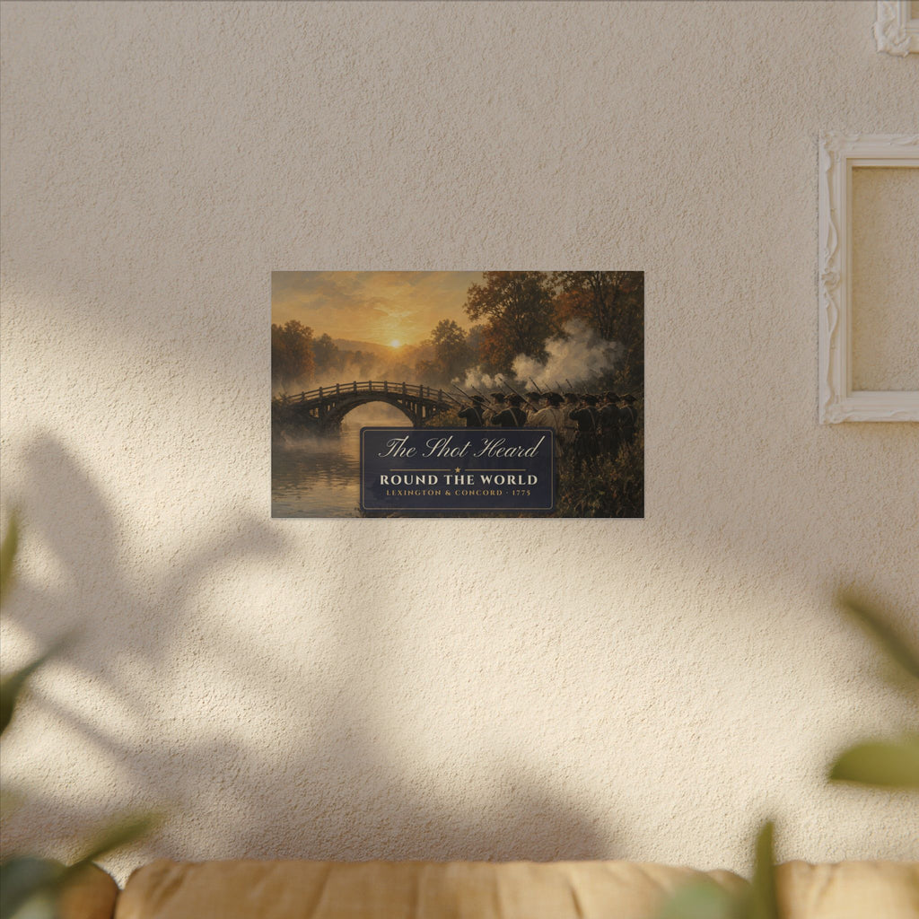 Lexington & Concord 1775 Canvas – patriotic gift, photo 5