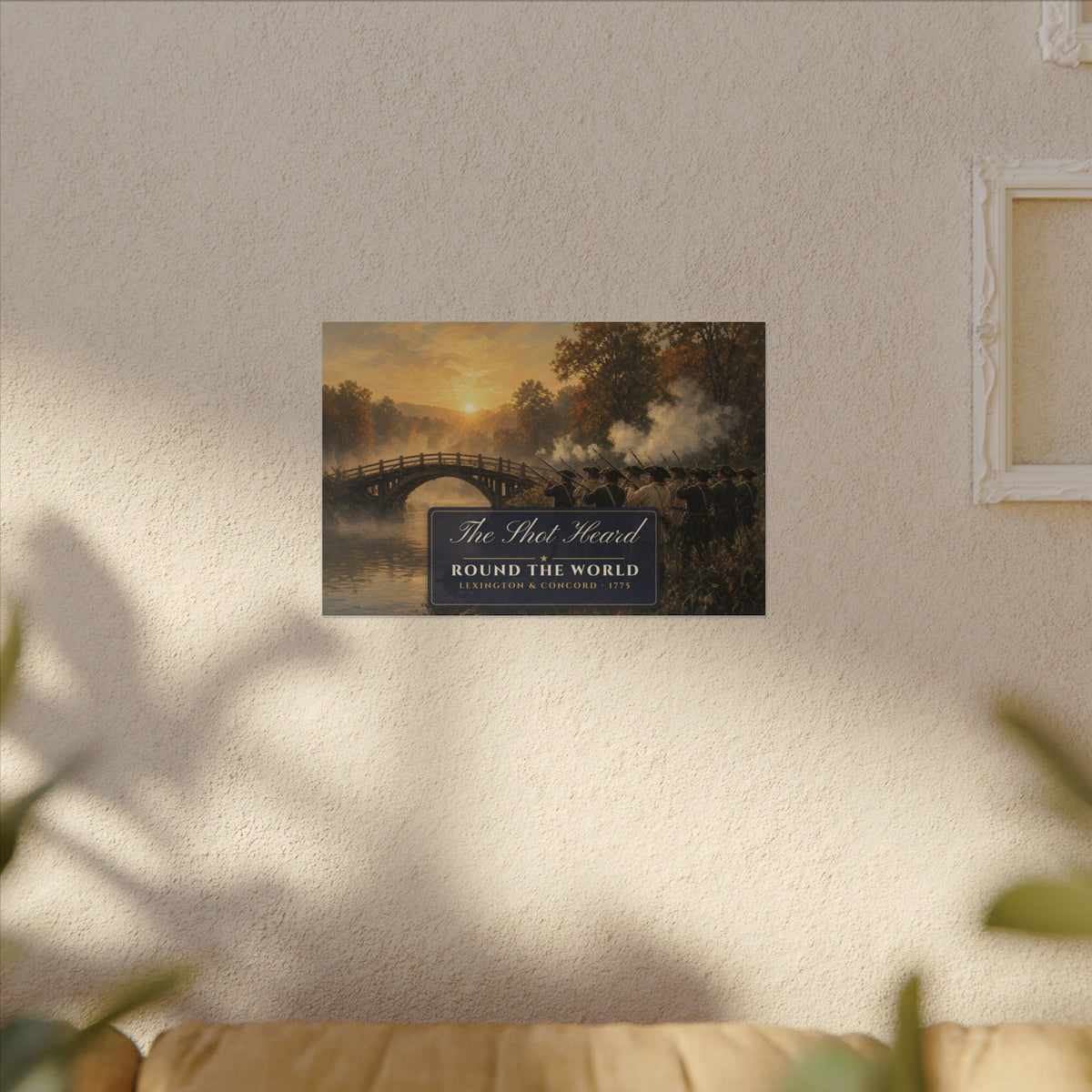 Lexington & Concord 1775 Canvas – patriotic gift, photo 5