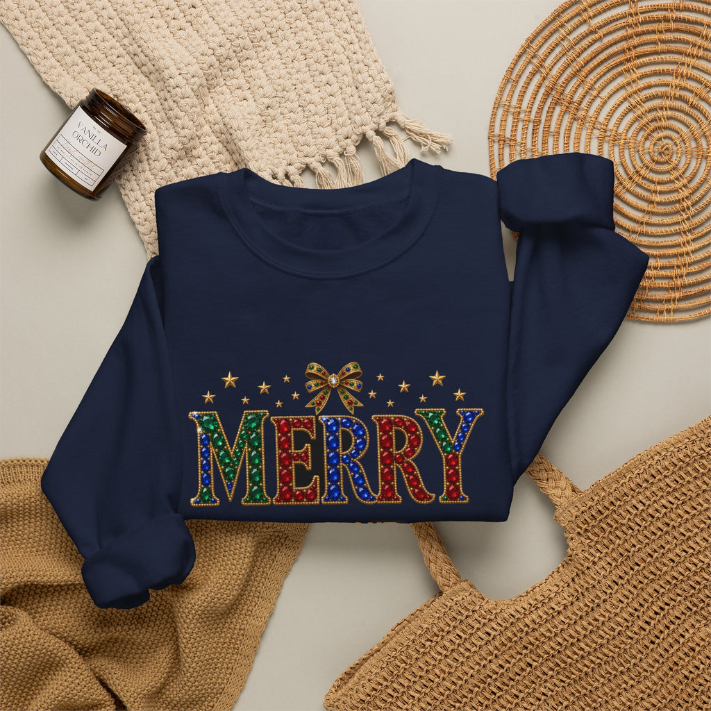 Merry & Bright Jewel Sweatshirt