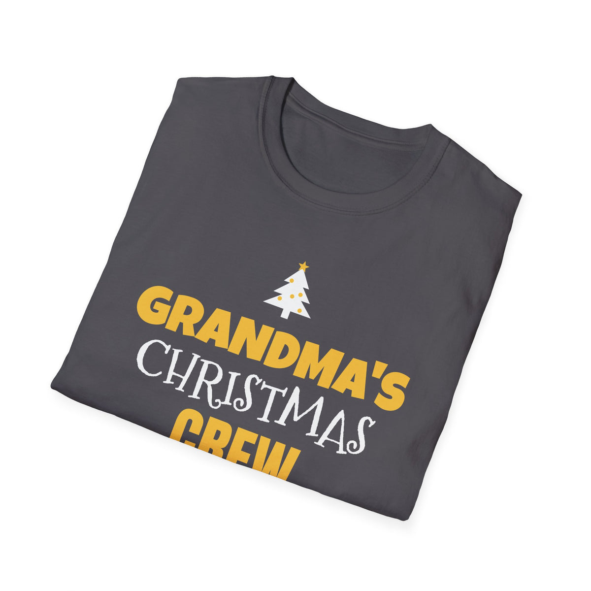 Grandma's Christmas Crew T-Shirt Family Matching Grandkids Holiday Gift Tee – Gifted Porch