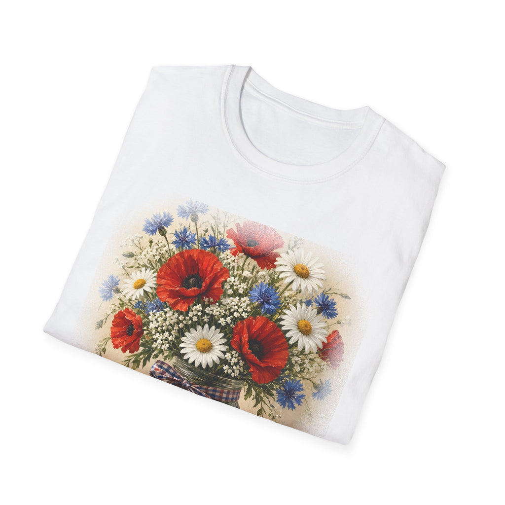 Summer Wildflowers Tee – patriotic gift, photo 6