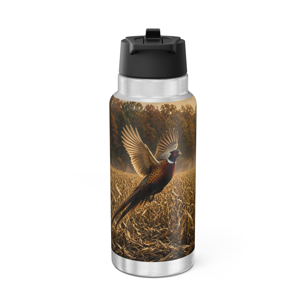 Turkey and Pheasant 32oz tumbler – hunting tumbler by Gifted Porch
