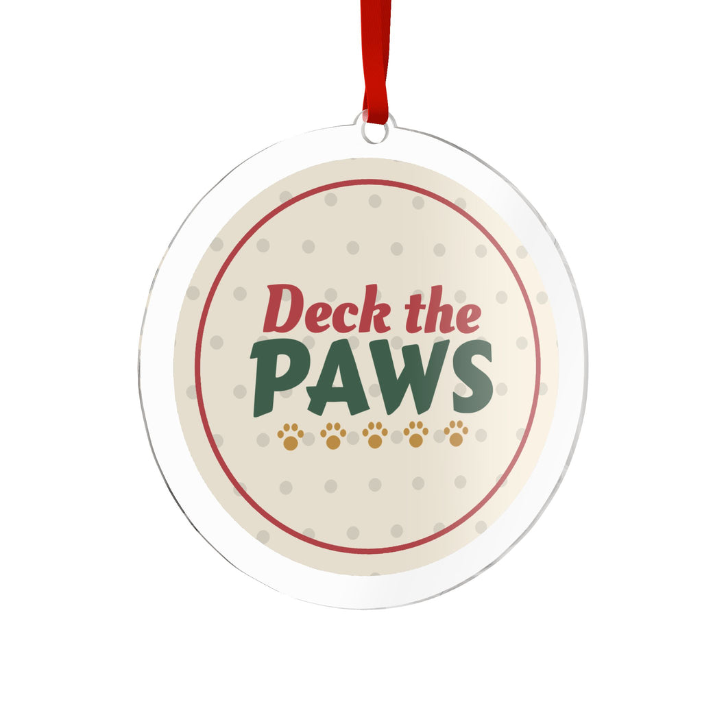 Deck the Paws Acrylic Ornament