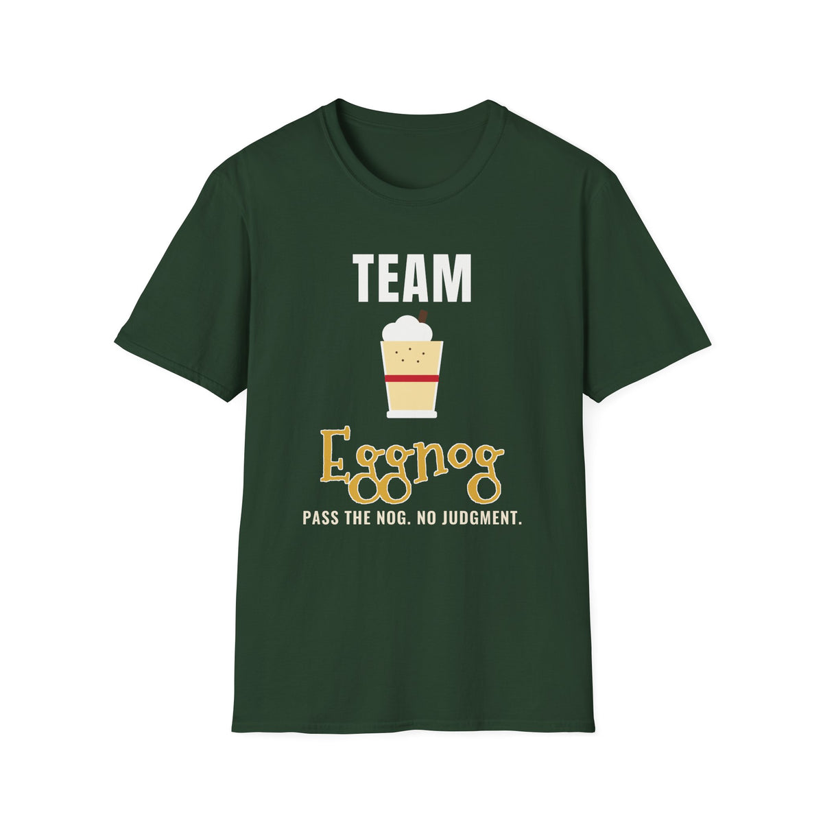 Team Eggnog Christmas Tee