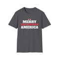 Merry Christmas America Patriotic Christmas T-Shirt USA Holiday Gift Tee – Gifted Porch