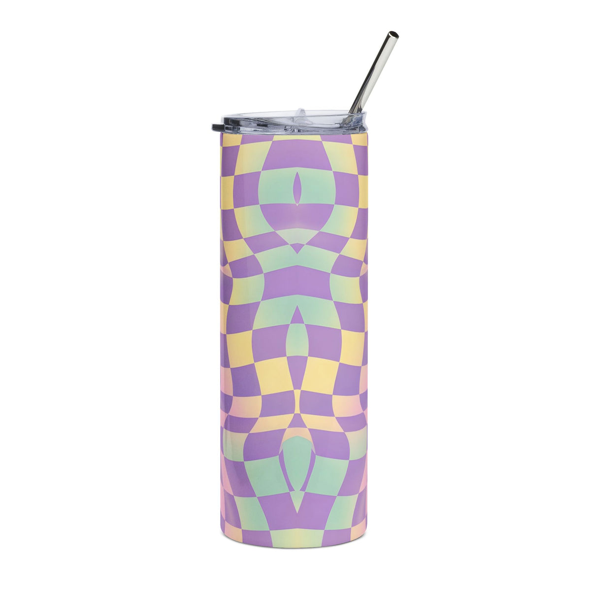 Warped Checkers 20oz Tumbler