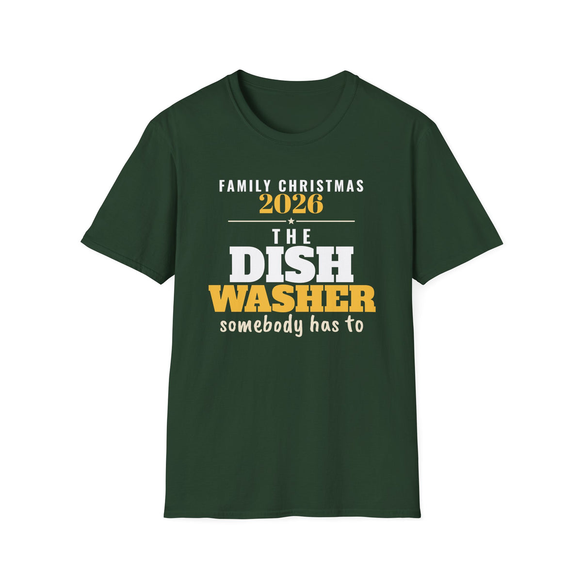 The Dish Washer Family Christmas 2026 Matching T-Shirt – Gifted Porch, view 3