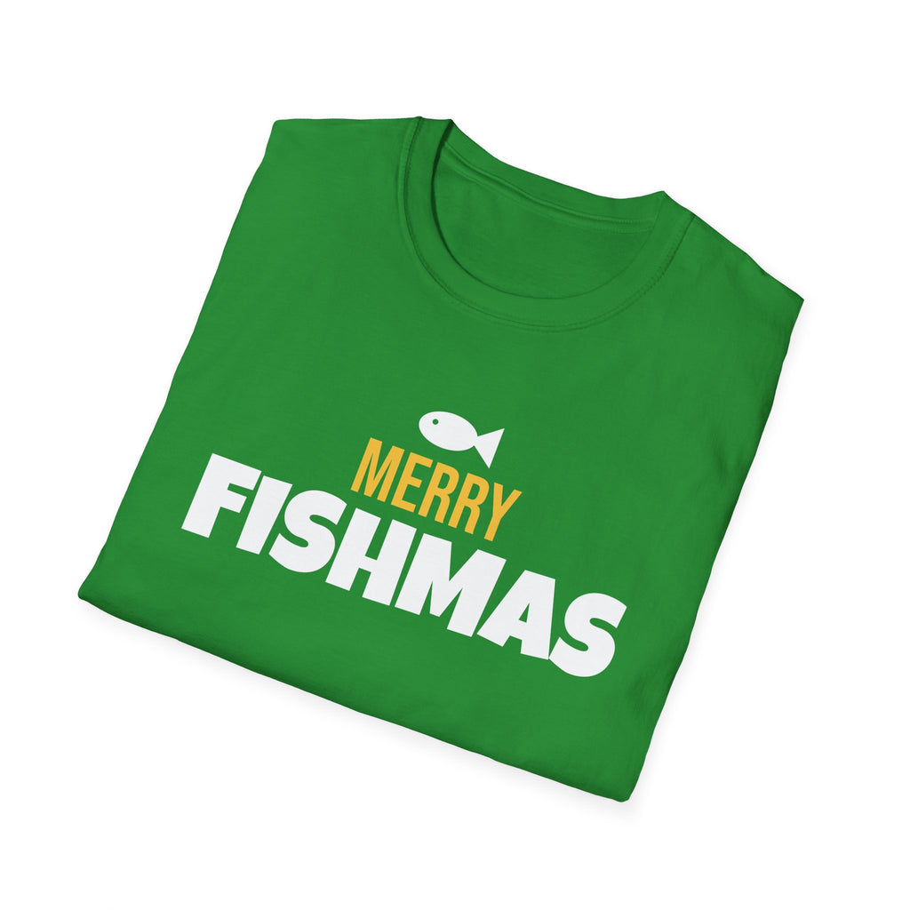 Merry Fishmas Funny Fishing Christmas T-Shirt Fisherman Holiday Gift Tee – Gifted Porch