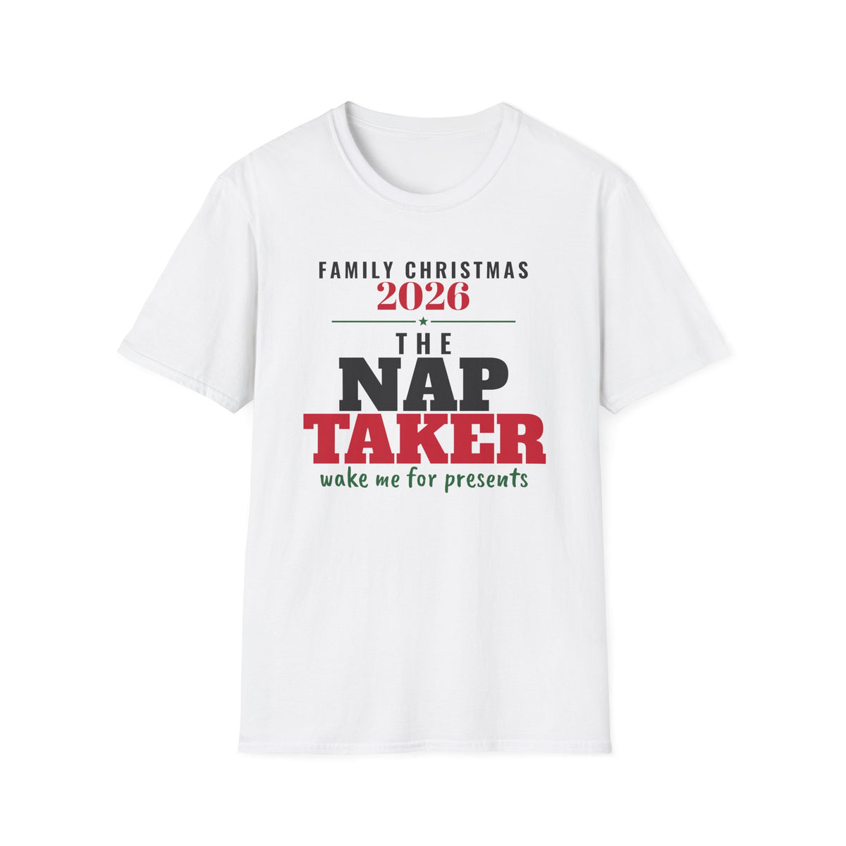 The Nap Taker Family Christmas 2026 Matching T-Shirt – Gifted Porch, view 1