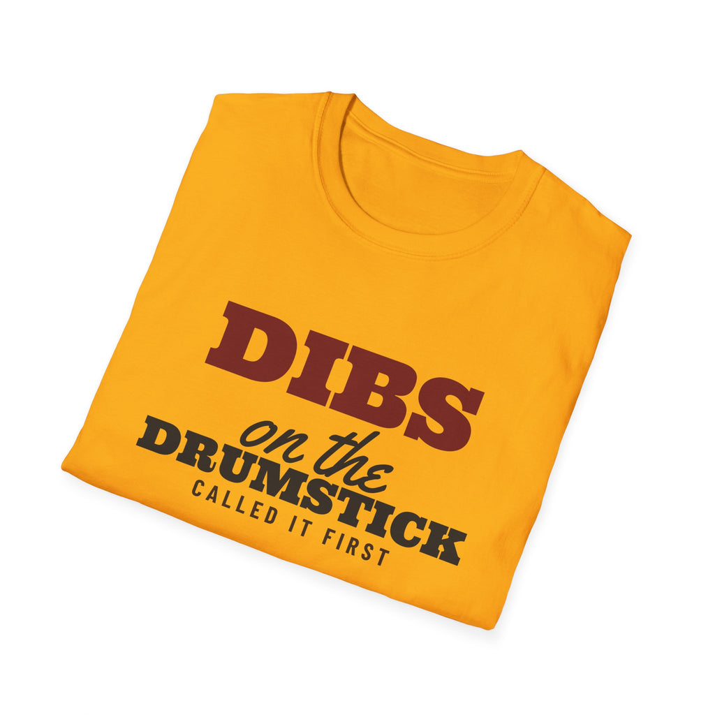 Dibs On The Drumstick Funny Thanksgiving T-Shirt – Gifted Porch, view 15