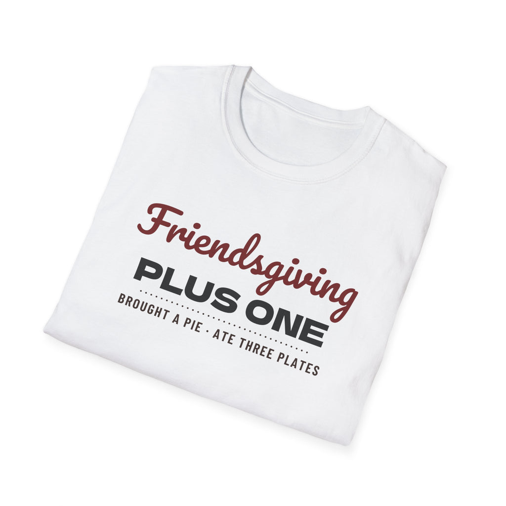 Friendsgiving Plus One Funny Fall T-Shirt – Gifted Porch, view 10