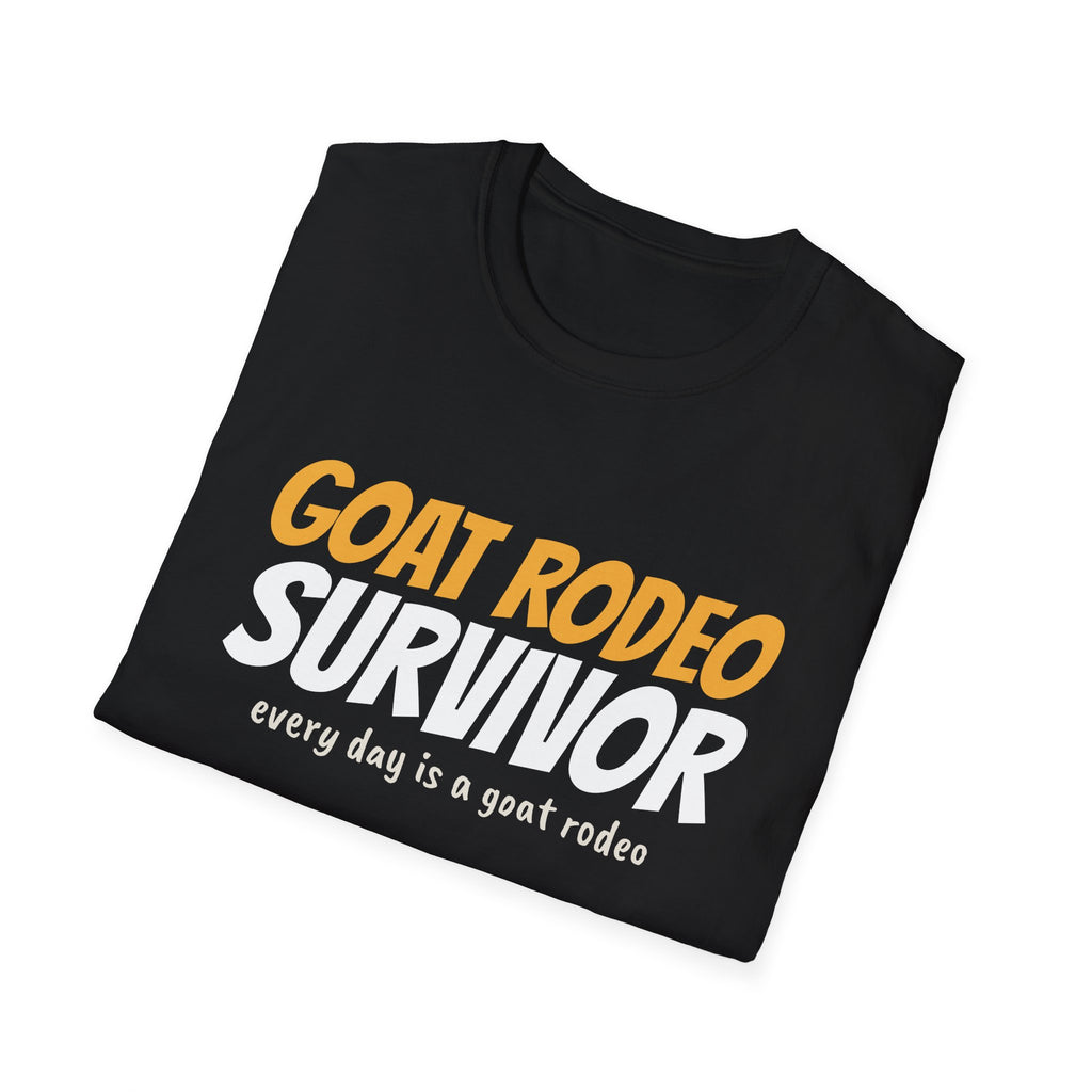 Goat Rodeo Survivor Funny Goat T-Shirt – Gifted Porch, view 8