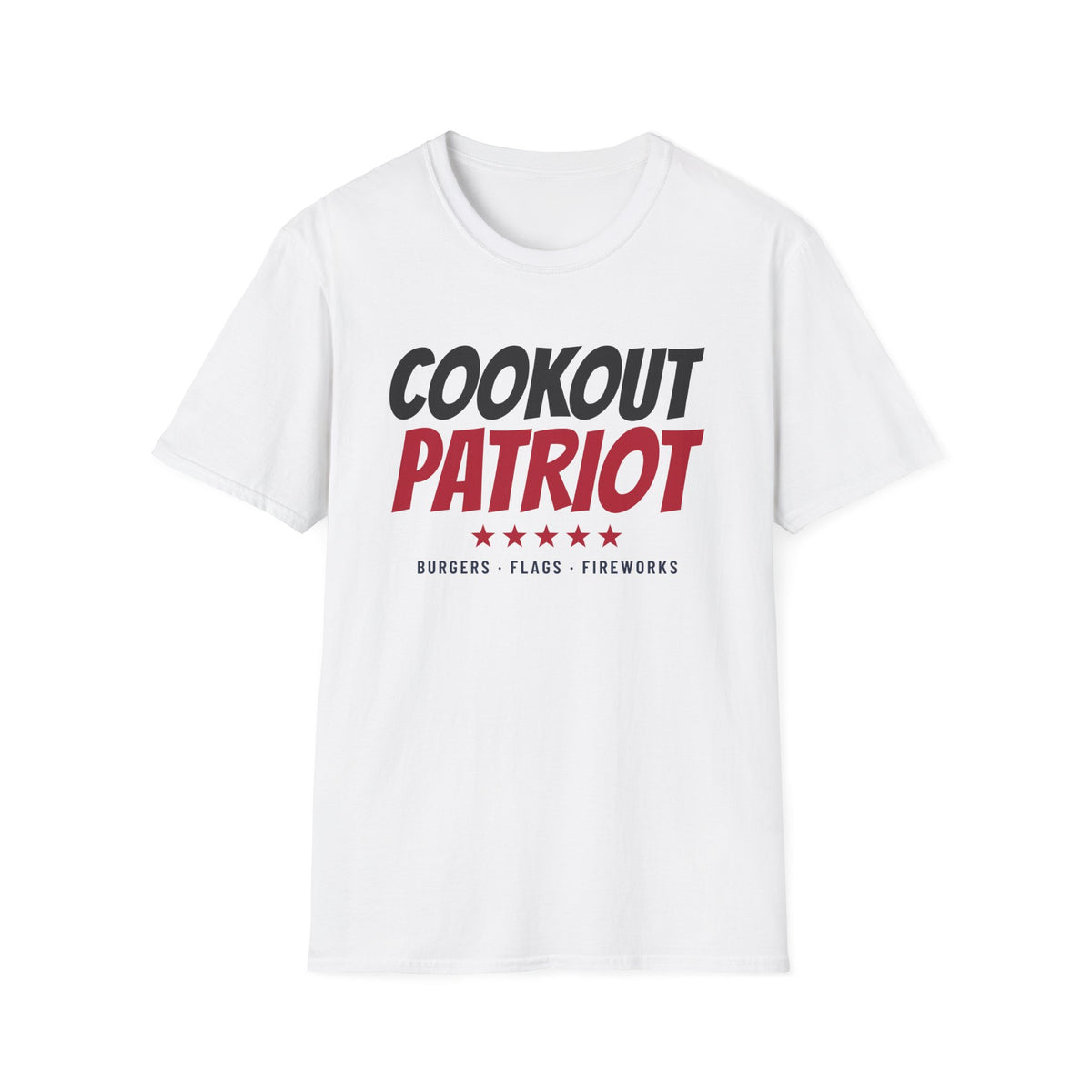 Cookout Patriot Funny 4th Of July T-Shirt – Gifted Porch, view 1