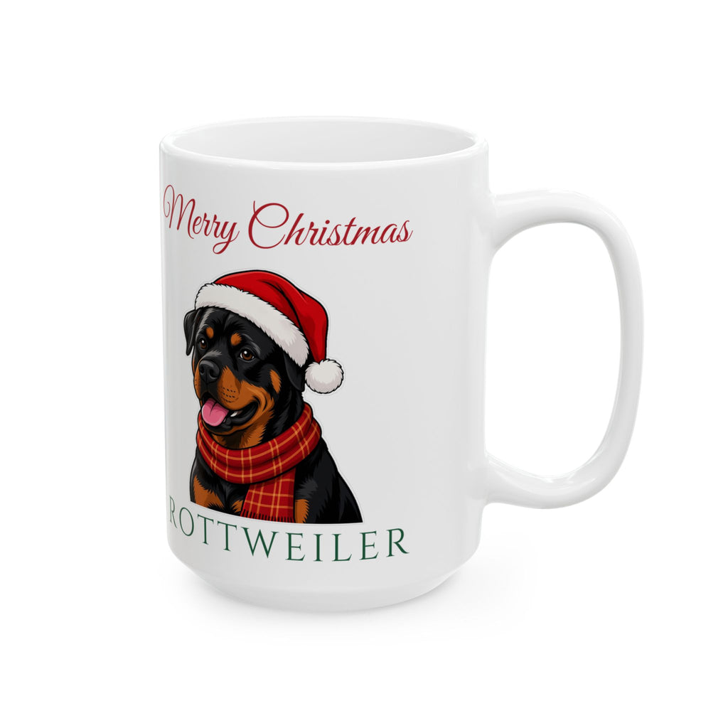 Rottweiler Dog Christmas Mug
