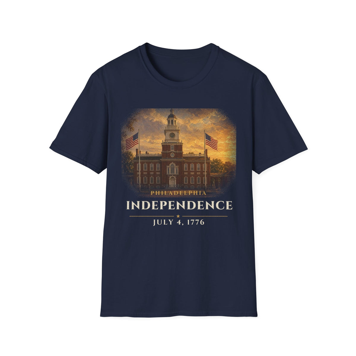 Independence Hall July 4 1776 Tee