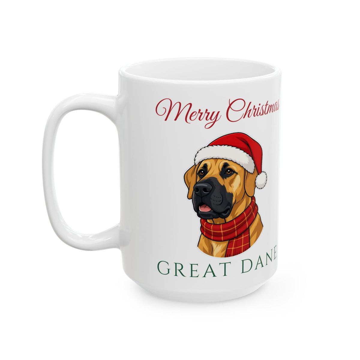 Great Dane Dog Christmas Mug
