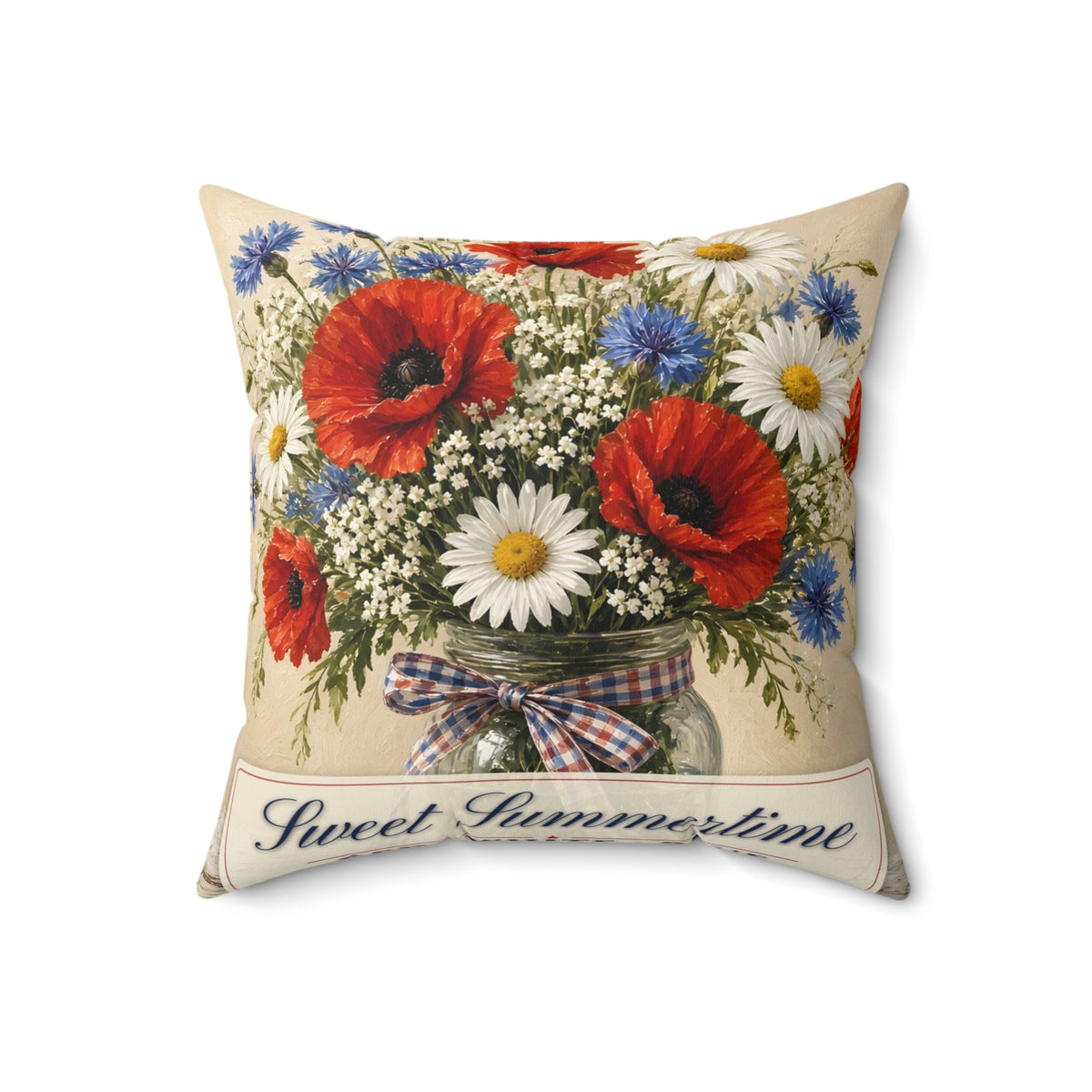 Summer Wildflowers Pillow – patriotic gift, photo 8