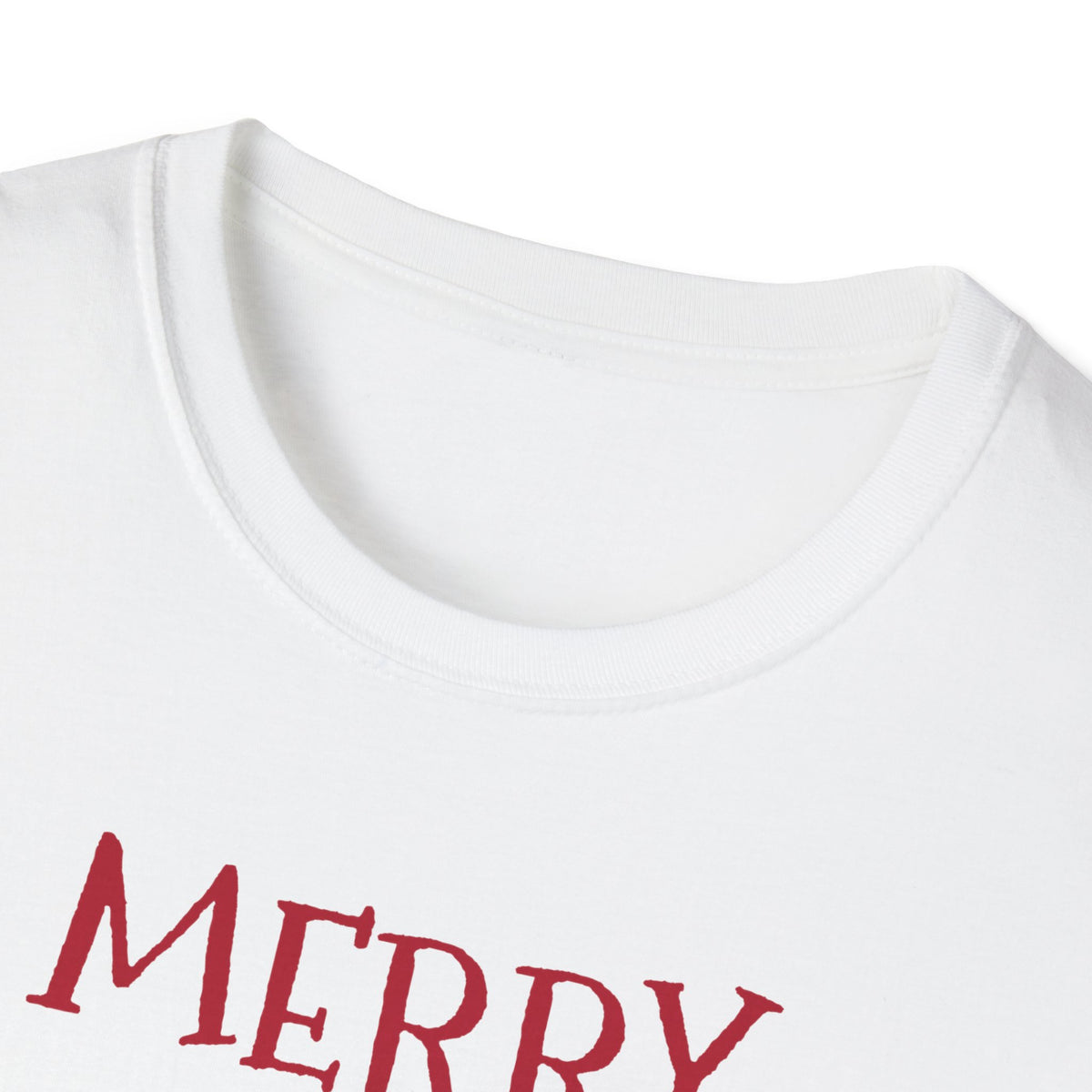 Merry And Peopled Out Funny Introvert Christmas T-Shirt – Gifted Porch, view 6
