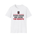 Veteran Grandpa Now I Defend The Remote T-Shirt – Gifted Porch, view 1