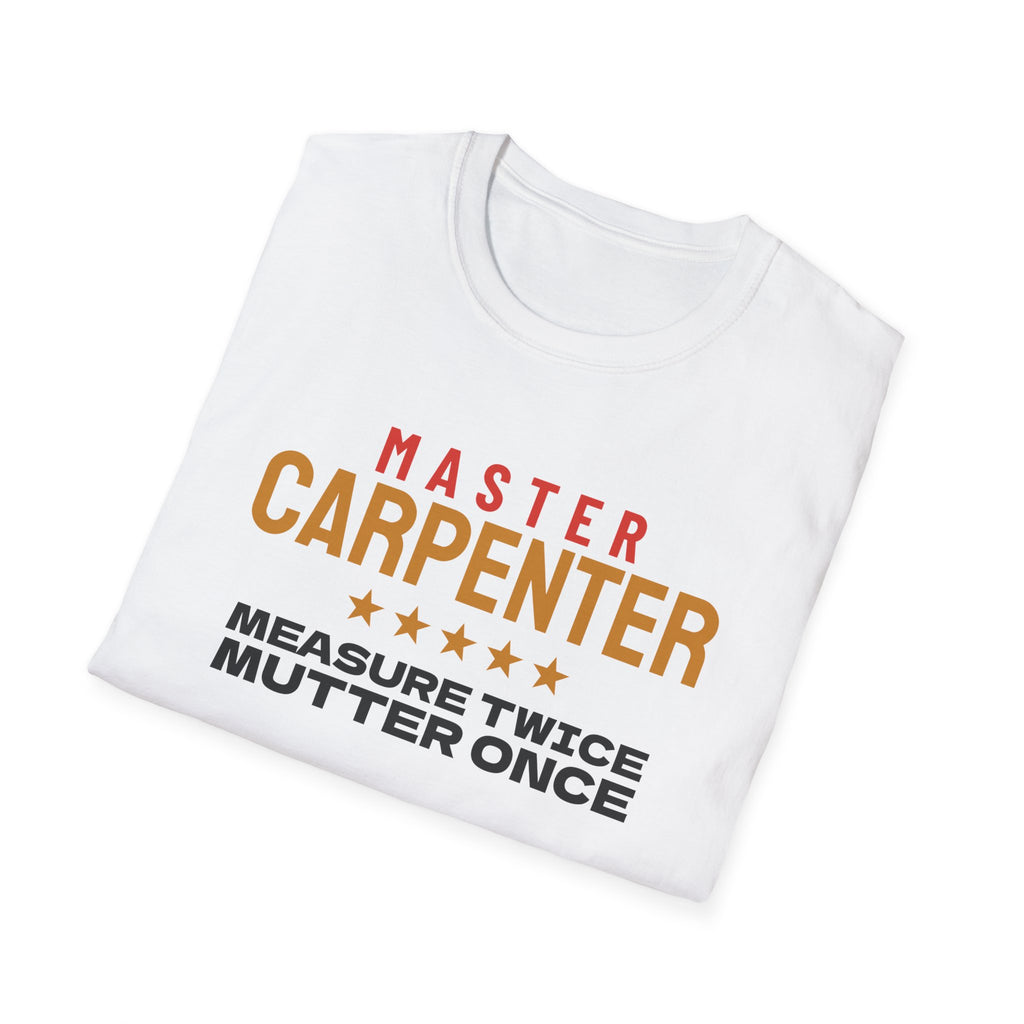 Carpenter Measure Twice, Mutter Once Funny Carpenter T-Shirt – Gifted Porch, view 5