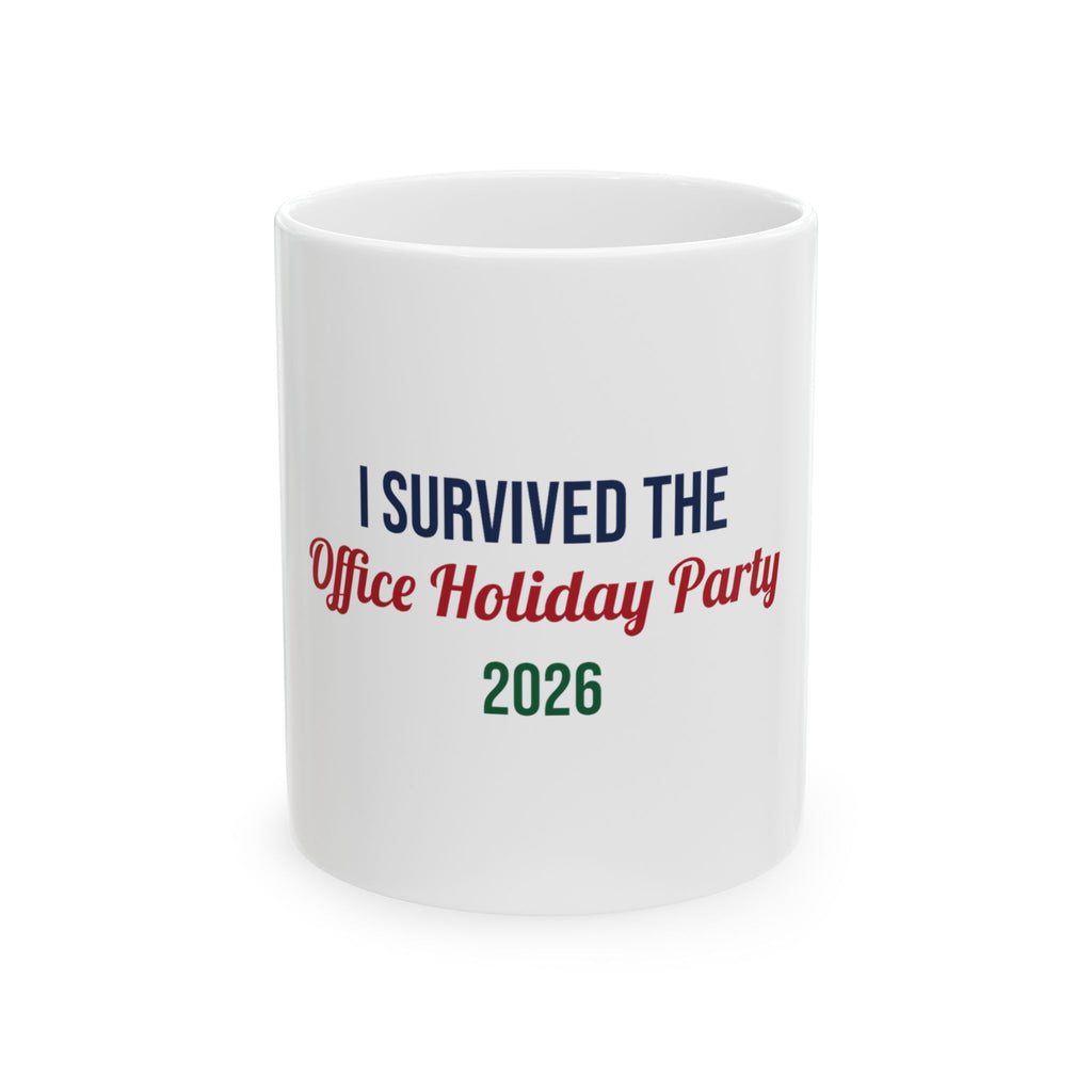 Office Holiday Party Survivor Mug