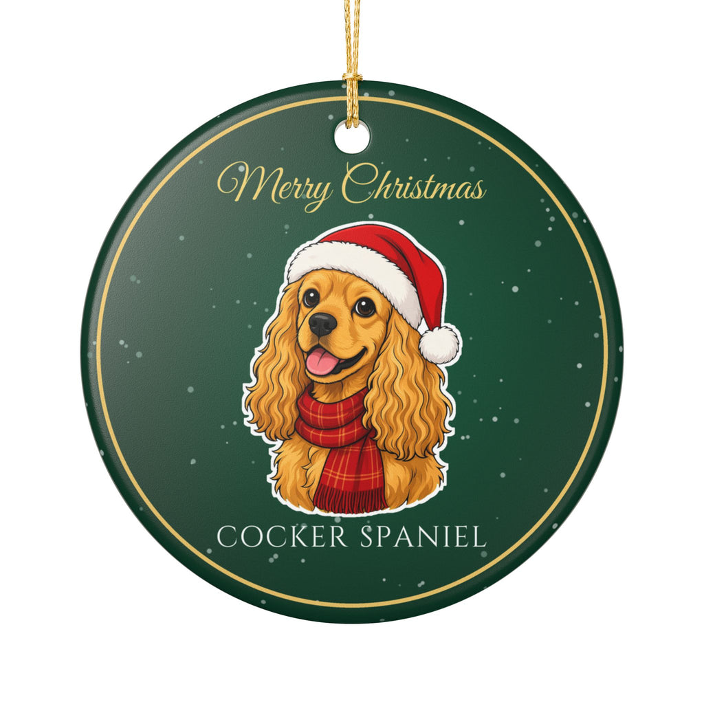 Cocker Spaniel Dog Christmas Ornament