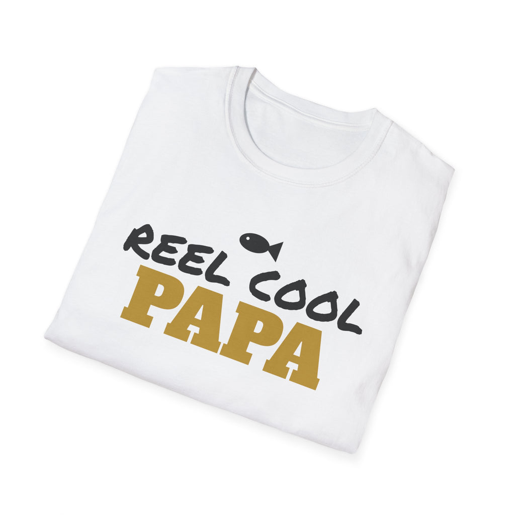 Reel Cool Papa Fishing T-Shirt Funny Grandpa Fisherman Gift Tee – Gifted Porch