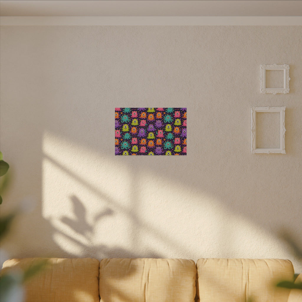 Weird Creatures Abstract Canvas Wall Art – unique art gift, photo 8