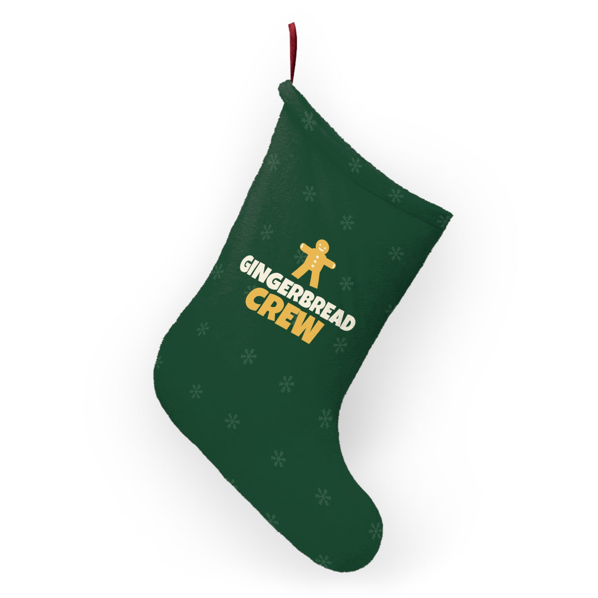 Gingerbread Crew Christmas Stocking