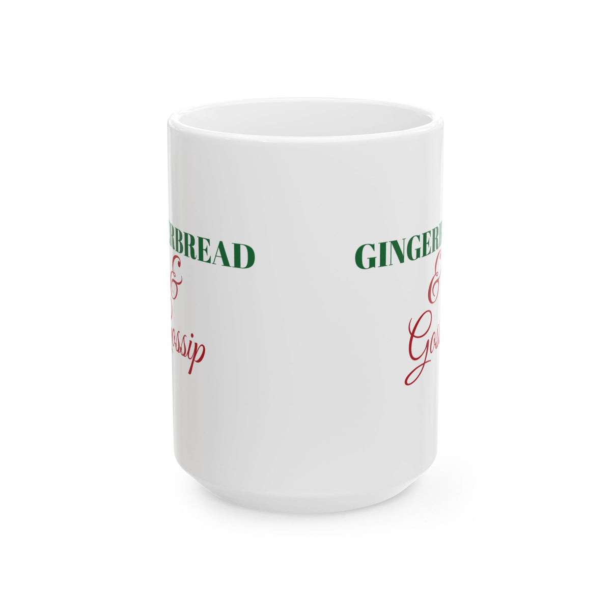Gingerbread And Gossip Funny Christmas Mug – Gifted Porch, view 3