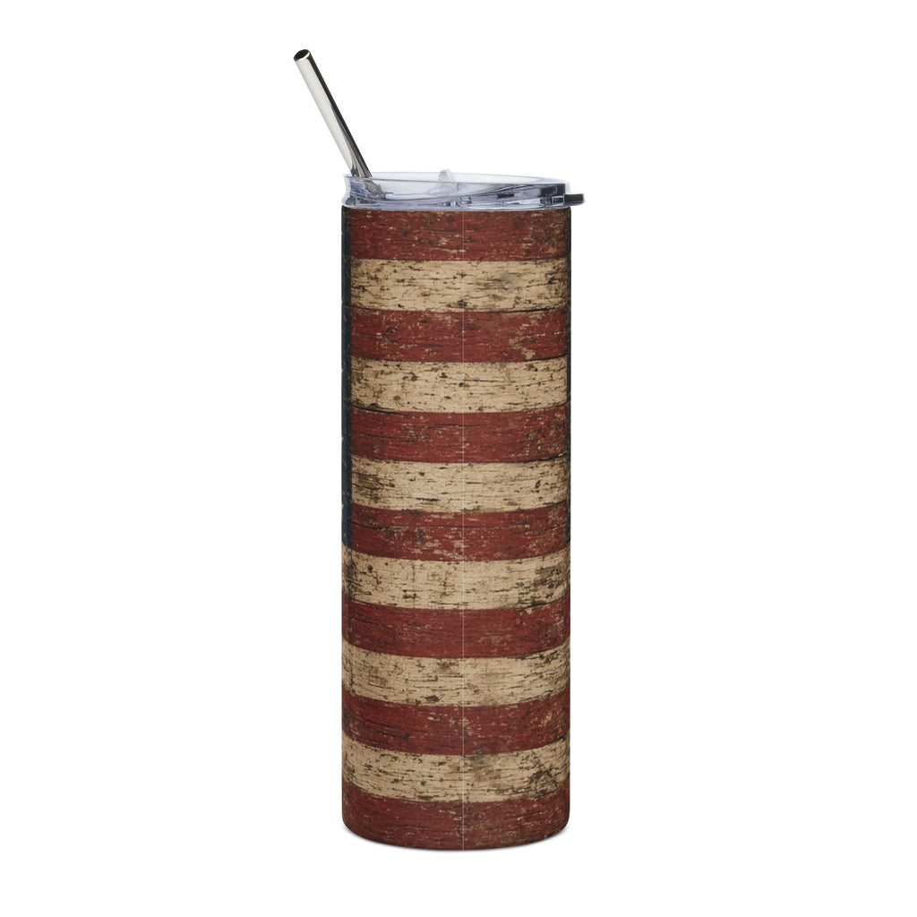 Rustic American Flag 20oz Tumbler