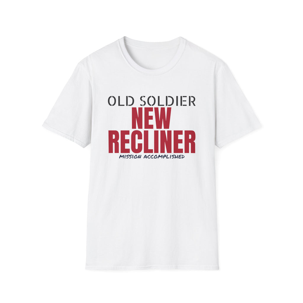 Old Soldier New Recliner Funny Military Retirement T-Shirt – Gifted Porch, view 1