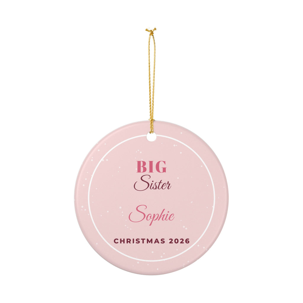 Big Sister Personalized Christmas Ornament 2026 – Gifted Porch, view 4