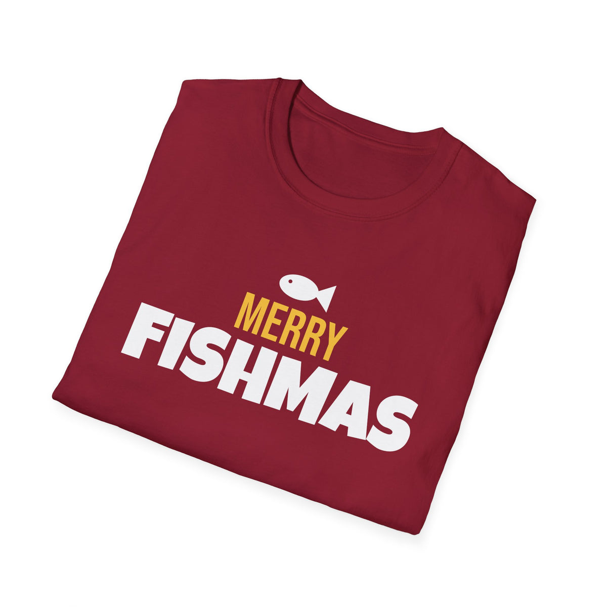 Merry Fishmas Funny Fishing Christmas T-Shirt Fisherman Holiday Gift Tee – Gifted Porch