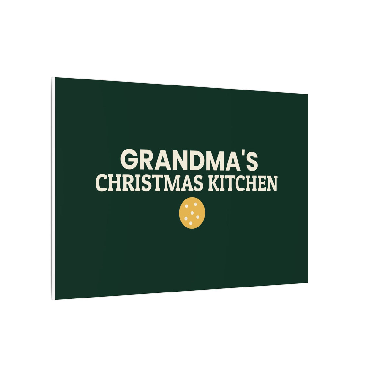 Grandma's Christmas Kitchen Canvas