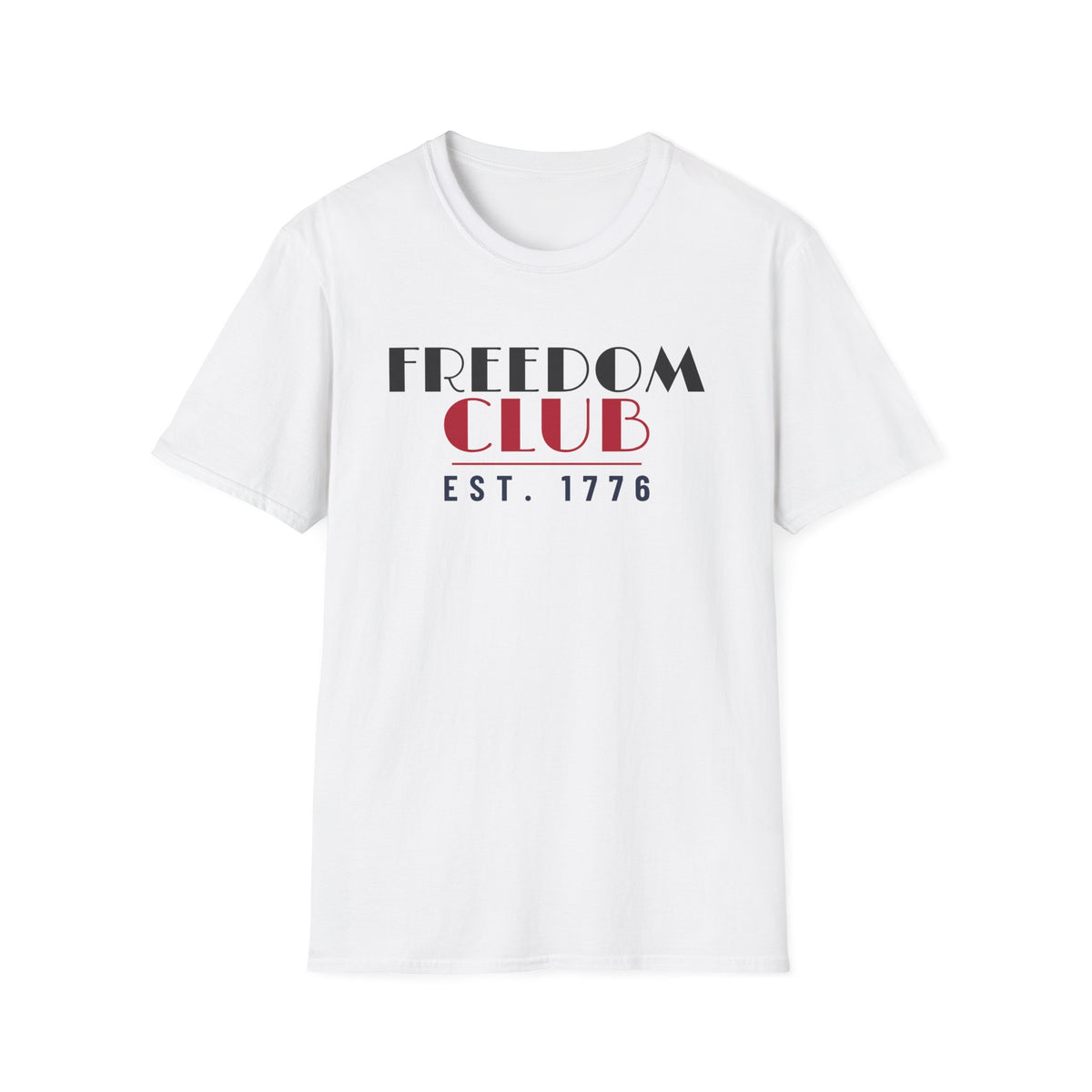 Freedom Club Est 1776 Vintage Patriotic T-Shirt – Gifted Porch, view 1