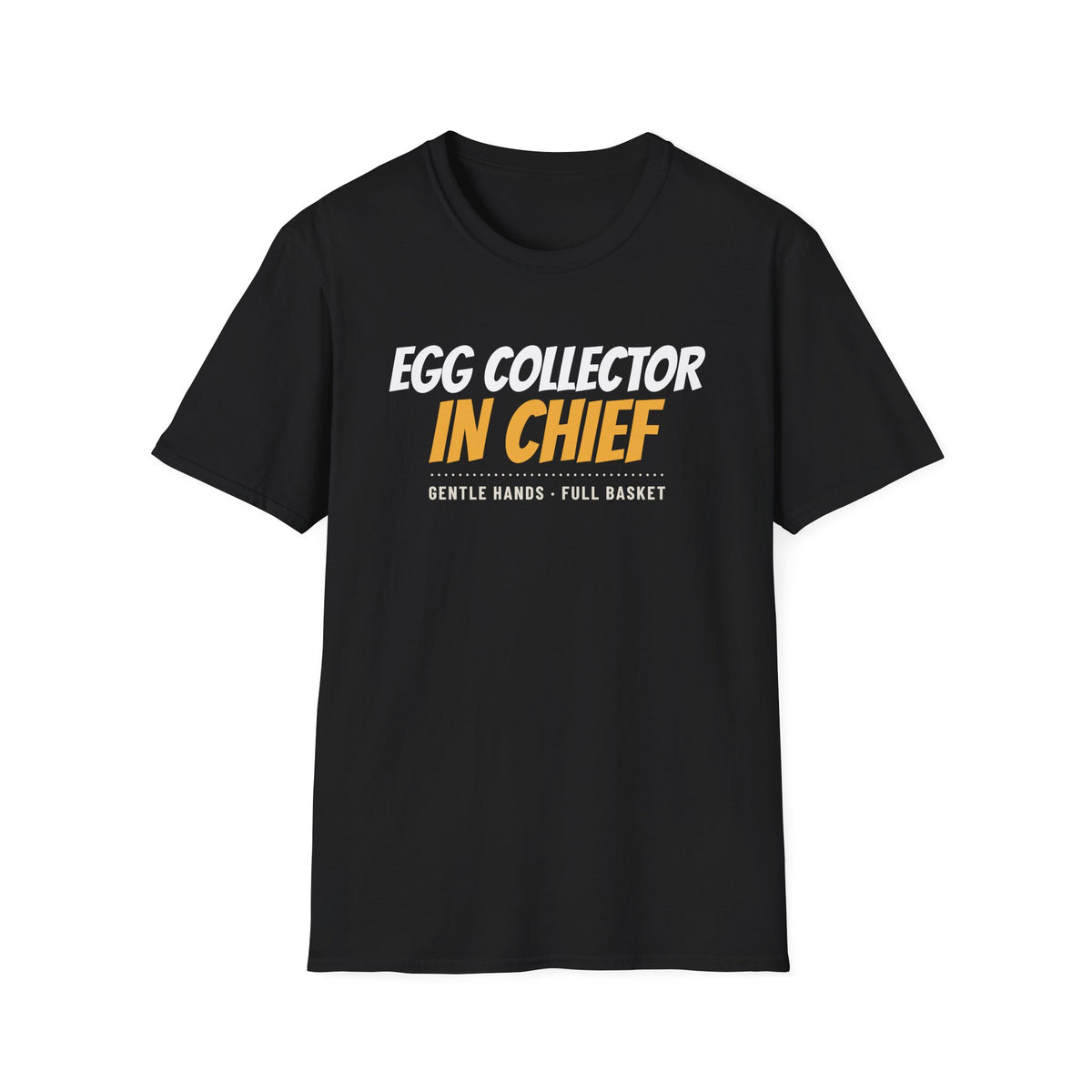 Egg Collector In Chief Funny Chicken T-Shirt – Gifted Porch, view 2