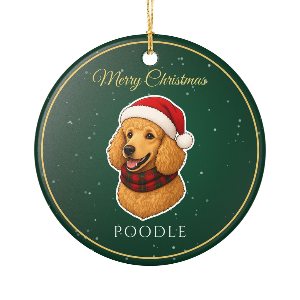 Poodle Dog Christmas Ornament – Gifted Porch, view 2