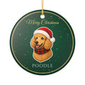 Poodle Dog Christmas Ornament – Gifted Porch, view 2