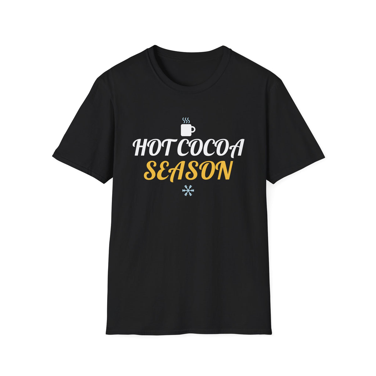 Hot Cocoa Season Christmas T-Shirt Cozy Winter Holiday Gift Tee – Gifted Porch