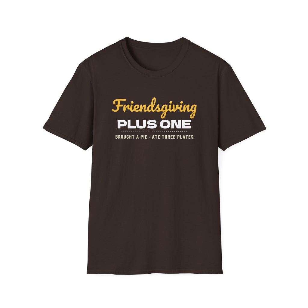 Friendsgiving Plus One Funny Fall T-Shirt – Gifted Porch, view 7
