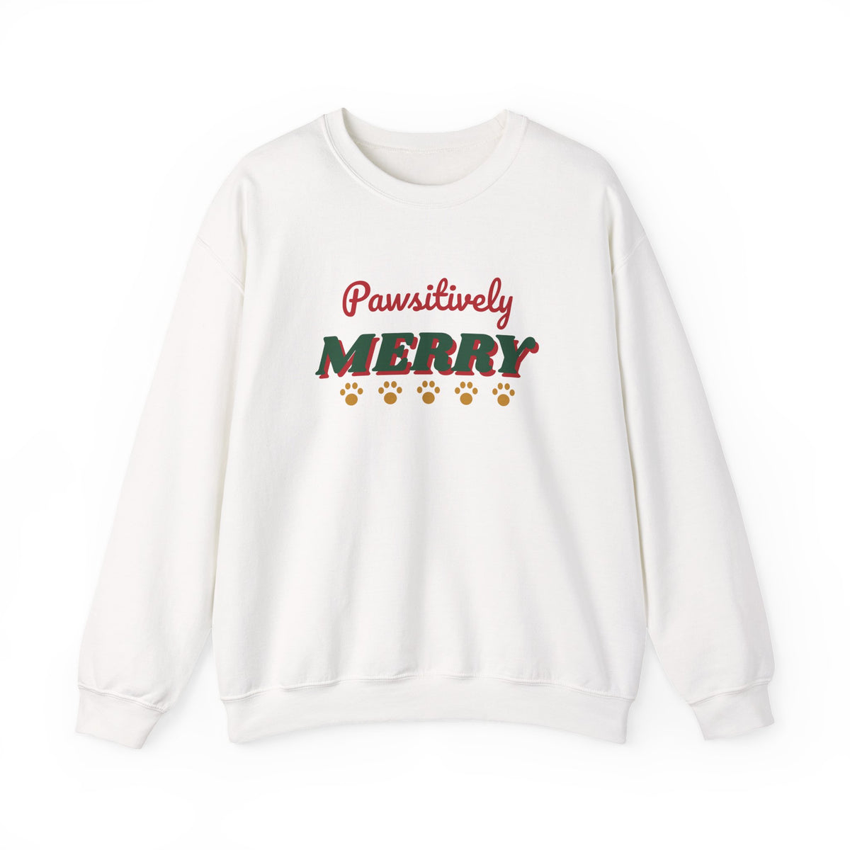 Pawsitively Merry Christmas Sweatshirt