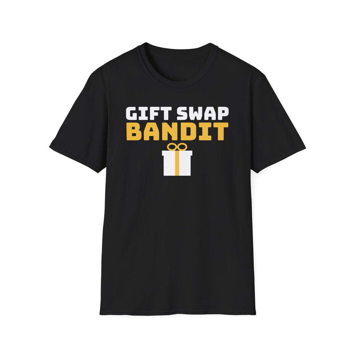 Gift Swap Bandit Funny Christmas Gift Exchange T-Shirt – Gifted Porch, view 2