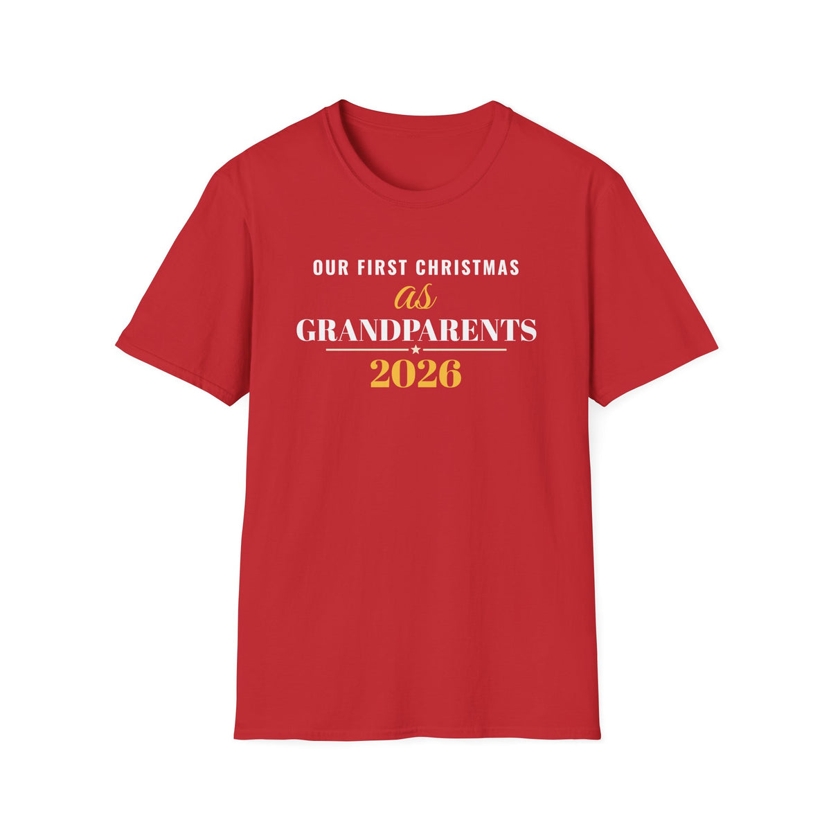 Our First Christmas As Grandparents 2026 T-Shirt – Gifted Porch, view 4