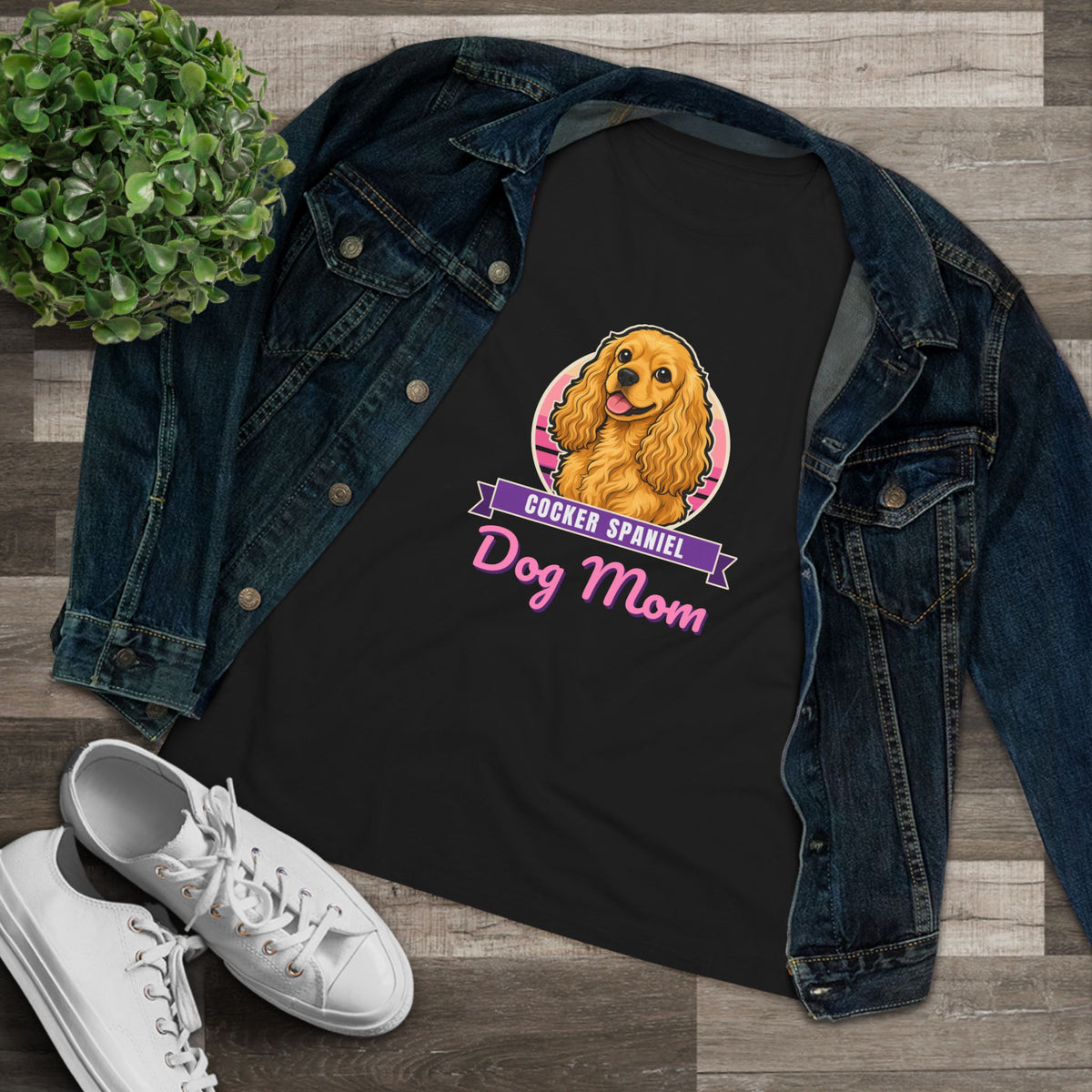 Cocker Spaniel Dog Mom Women's Tee